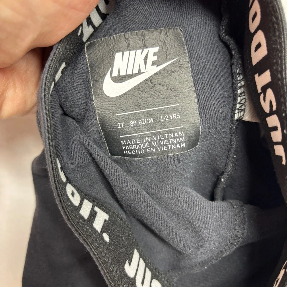 Nike Toddler Girls Black Just Do It Crop Leggings Size‎ 2T